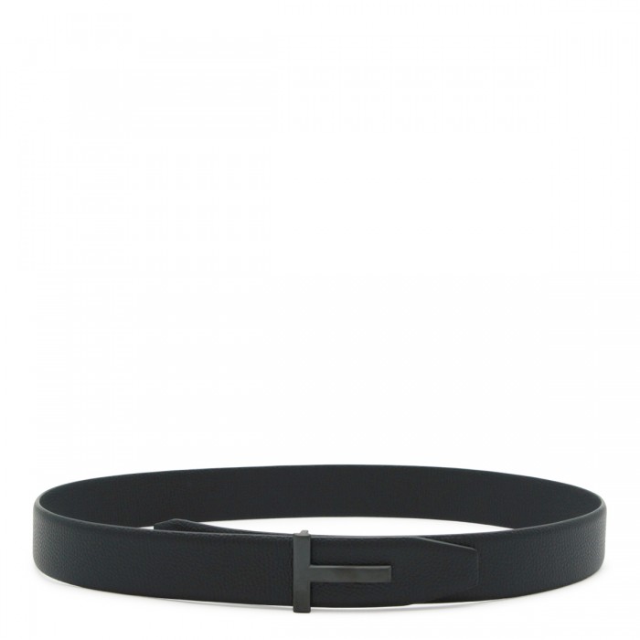BLACK LEATHER BELT