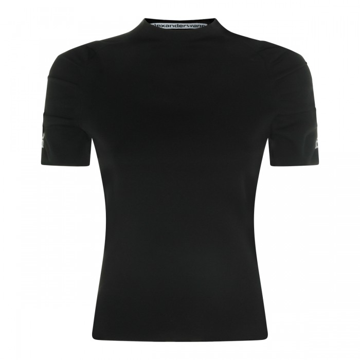 BLACK STRETCH TOP