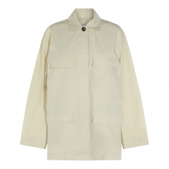 OYSTER COTTON BLEND...
