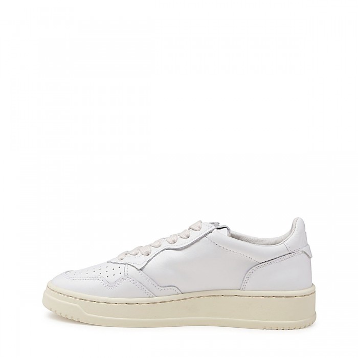 WHITE LEATHER 01 LOW SNEAKERS 2