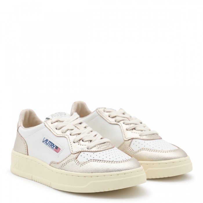 WHITE AND GOLD LEATHER... 2