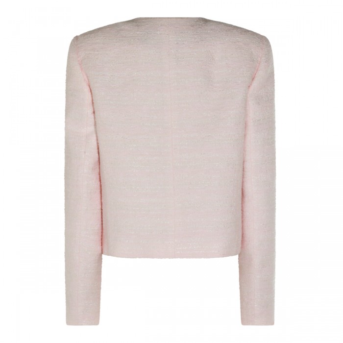 GLOSSY PINK CASUAL JACKET 2