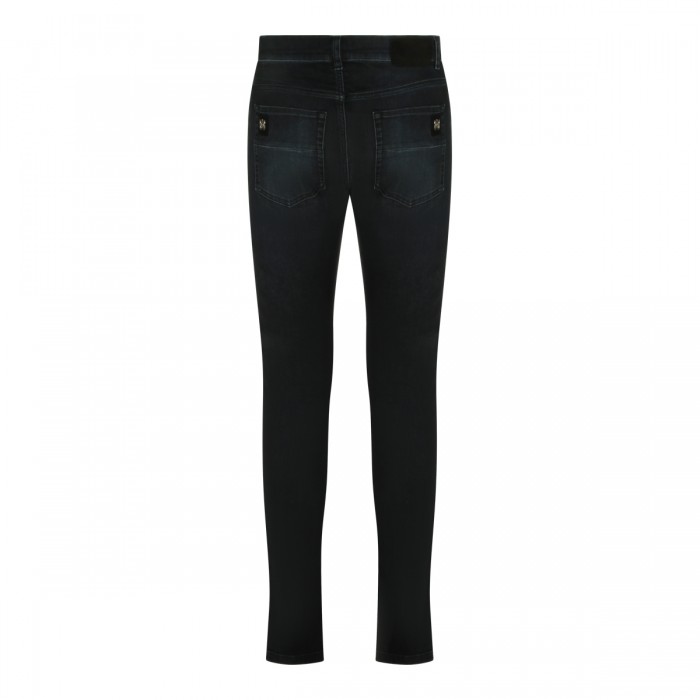 DARK GREY COTTON JEANS 2