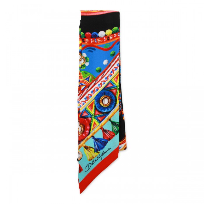 MULTICOLOR SILK SCARF