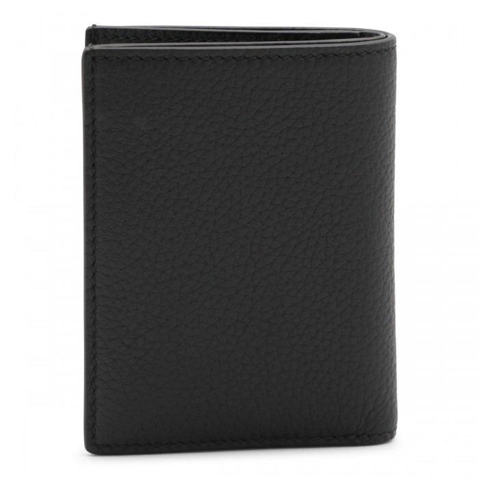 BLACK LEATHER CARD HOLDER 2