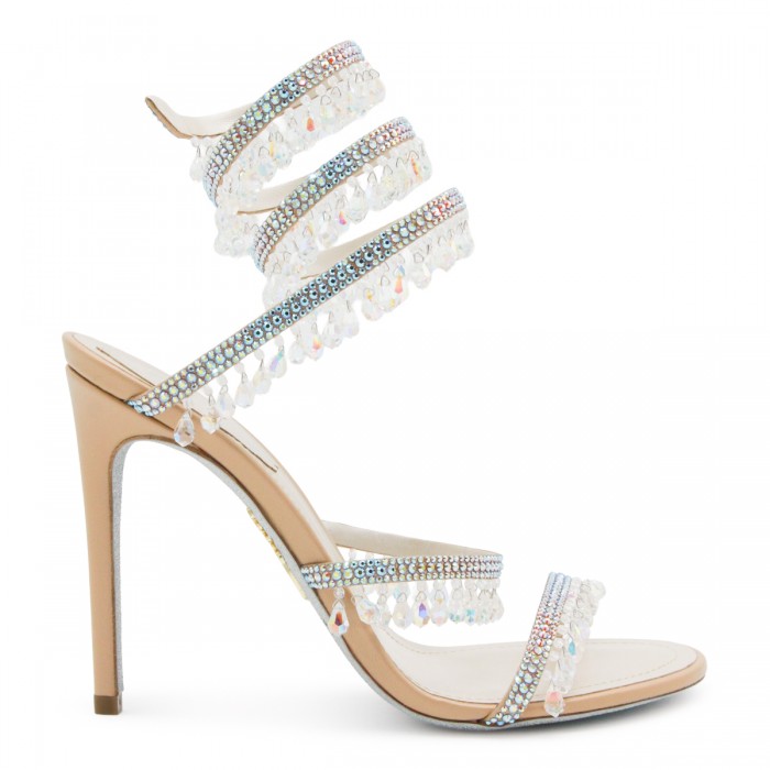 BEIGE LEATHER CLEO HIGH...