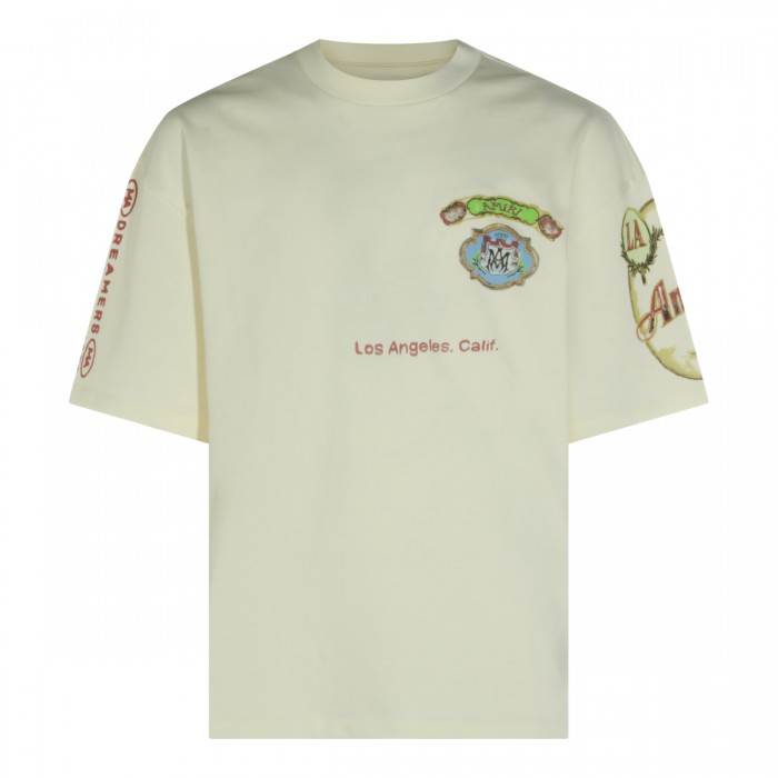 IVORY COTTON T-SHIRT