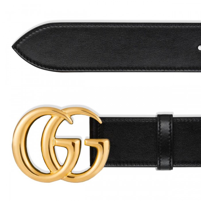 BLACK LEATHER BELT 2