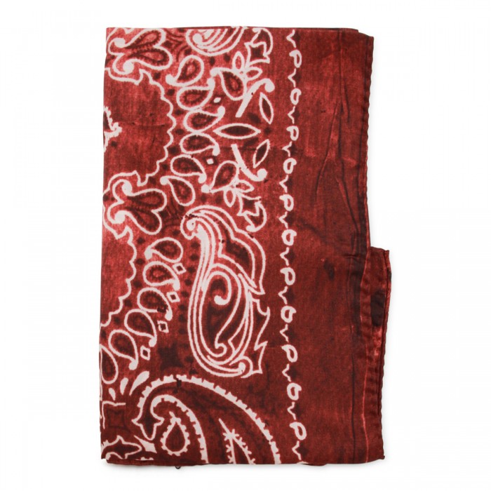 RED SILK SCARF