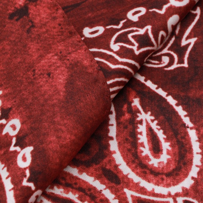 RED SILK SCARF 2