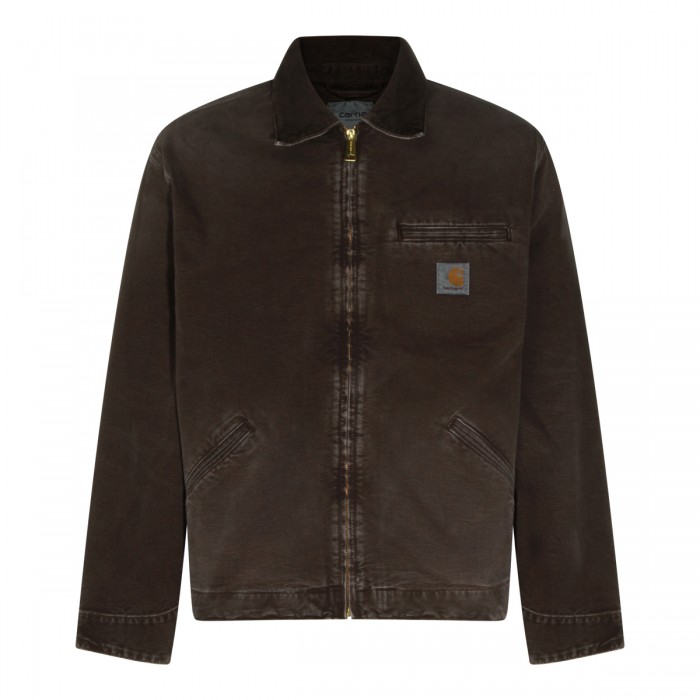 BLACK COTTON CASUAL JACKET
