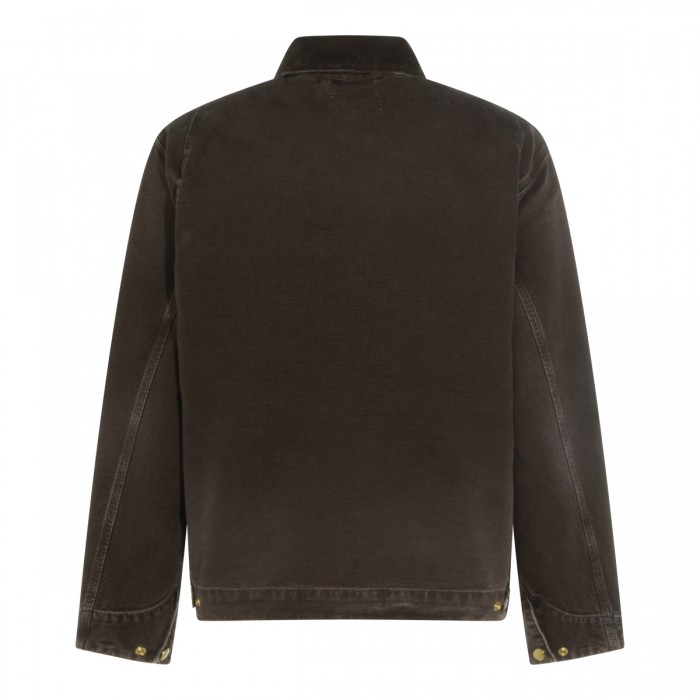 BLACK COTTON CASUAL JACKET 2