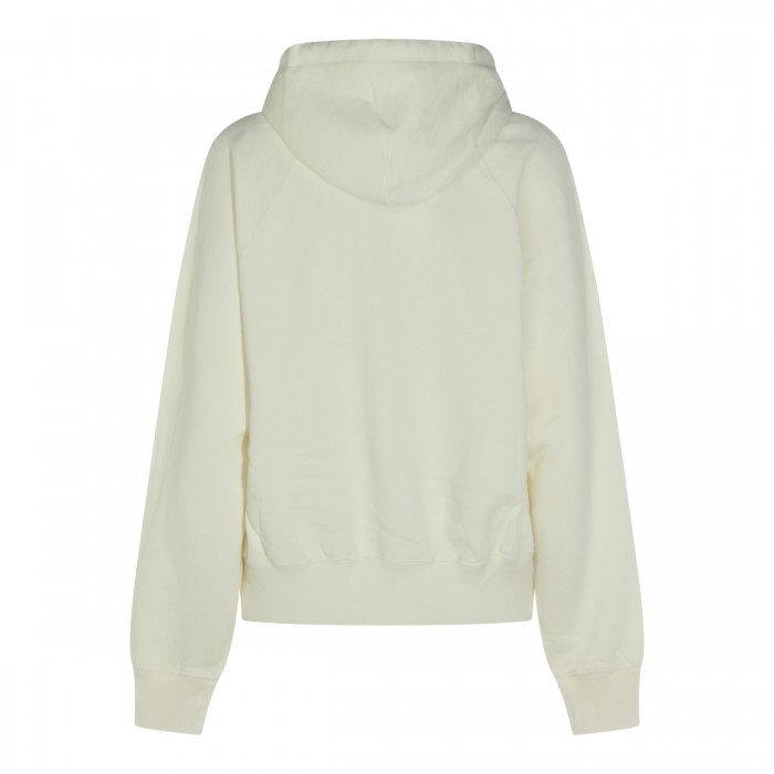 WARM WHITE COTTON SWEATSHIRT 2