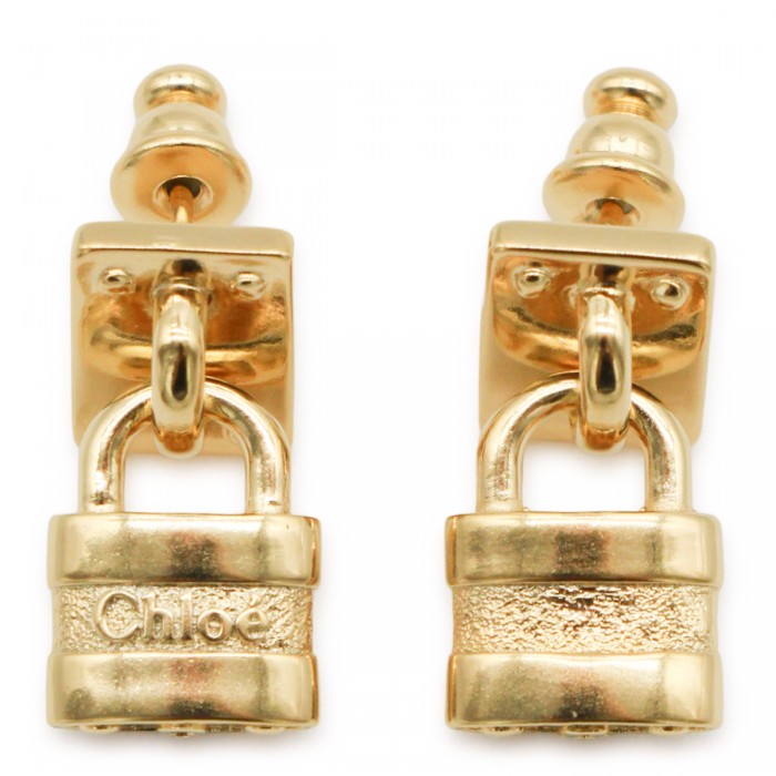 GOLD BRASS EARRINGS 2