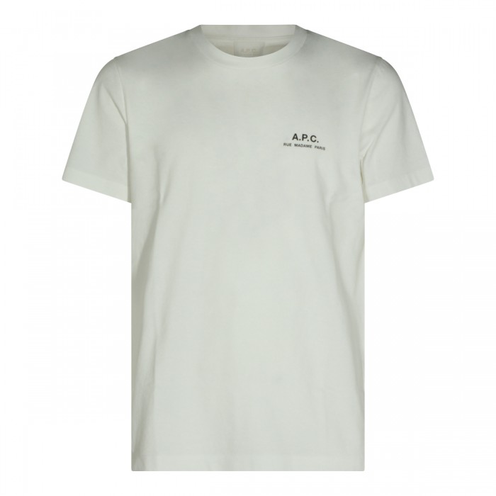 WHITE COTTON T-SHIRT