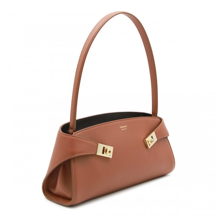 COGNAC LEATHER HUG MINI... 2