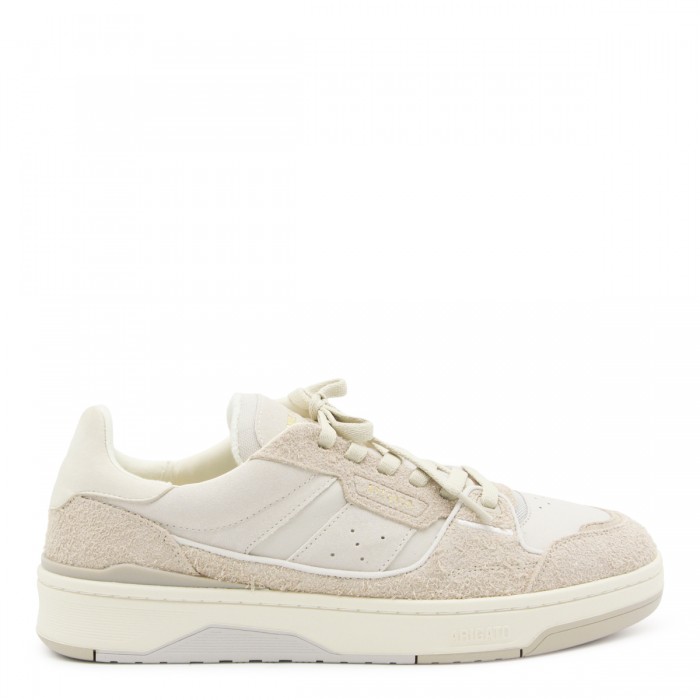 BEIGE AND TAUPE LEATHER...