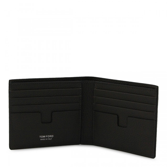 SMOKE GREY LEATHER WALLET 2