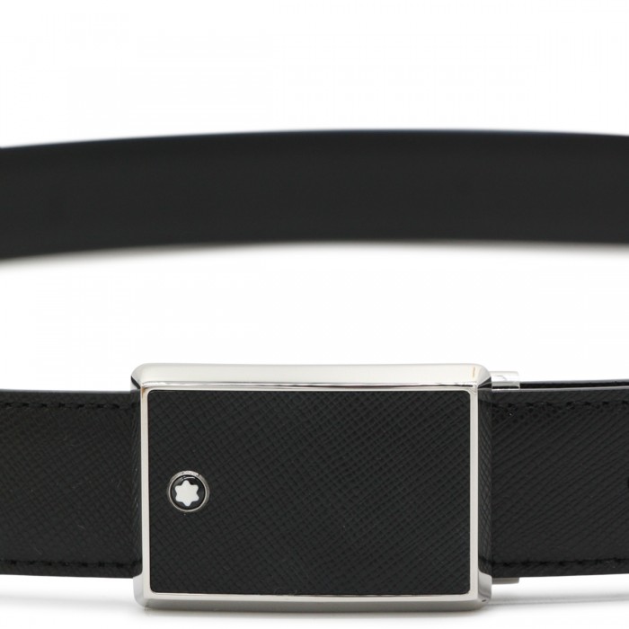 BLACK LEATHER BELT 2