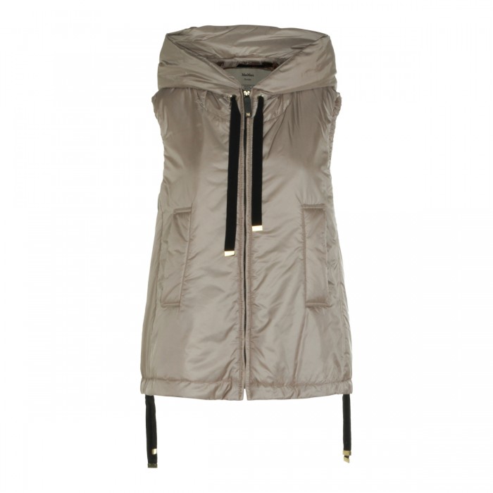 NEW BEIGE VEST DOWN JACKET