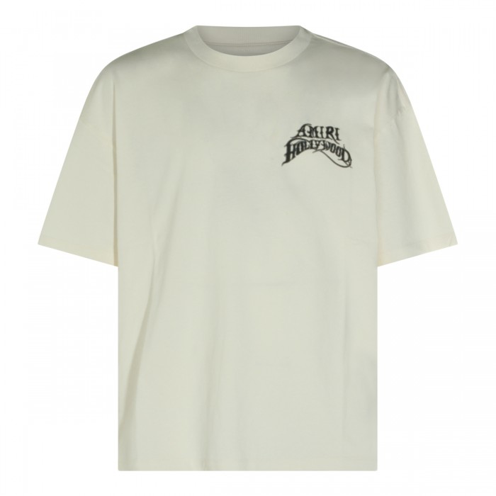 IVORY COTTON T-SHIRT