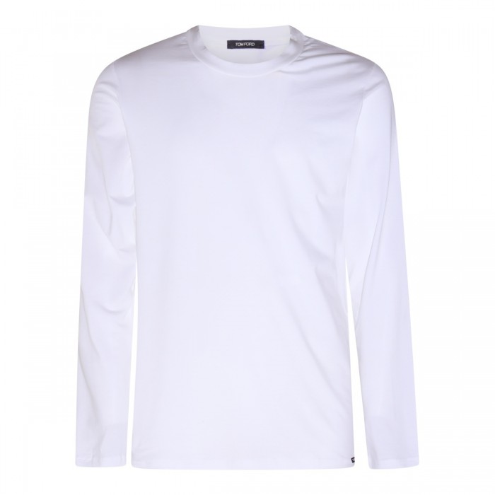 WHITE COTTON T-SHIRT