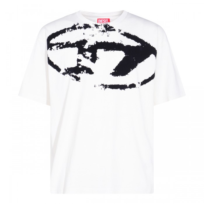 WHITE COTTON T-SHIRT