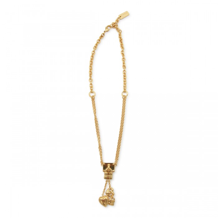 GOLD BRASS NECKLACE