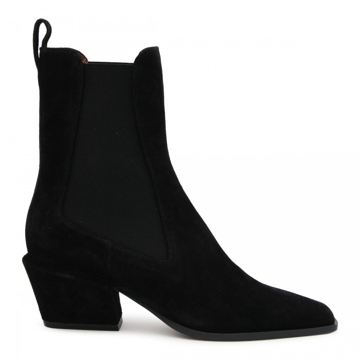 BLACK SUEDE BETTINA ANKLE...