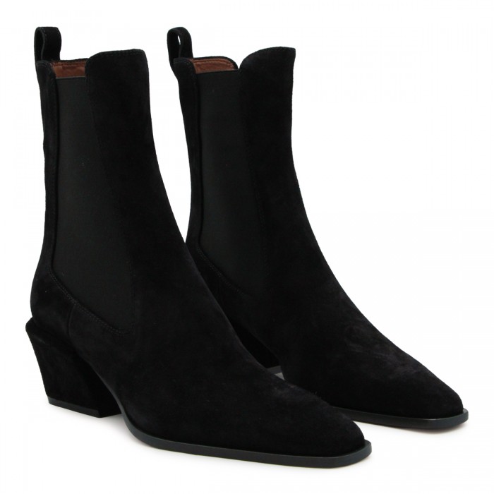BLACK SUEDE BETTINA ANKLE... 2