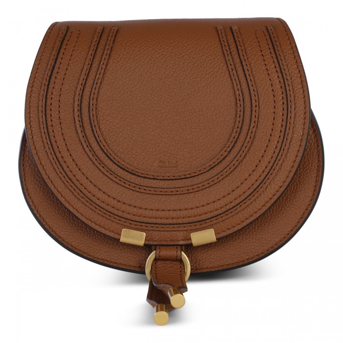 BROWN LEATHER MARCIE SMALL...