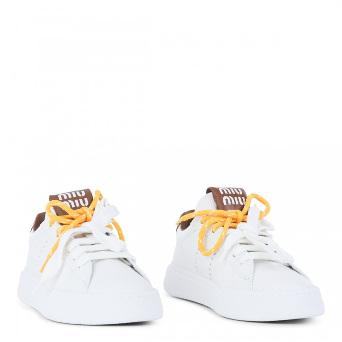 WHITE LEATHER SNEAKERS 2