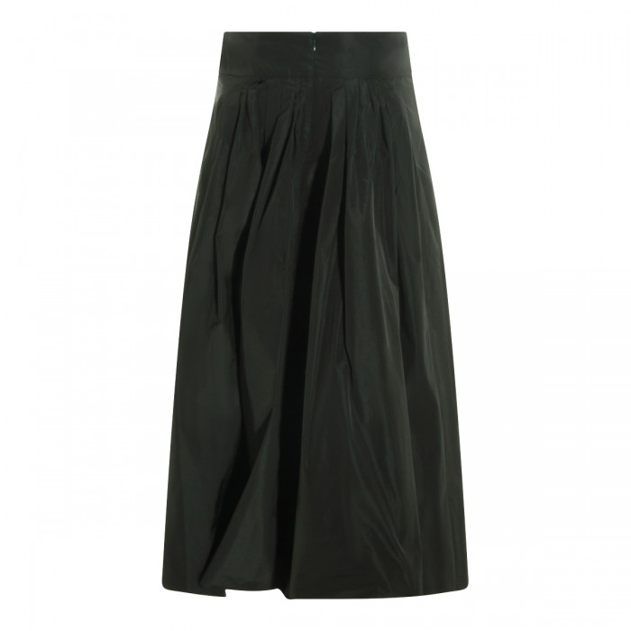 DARK EMERALD ROMINA LONG SKIRT 2