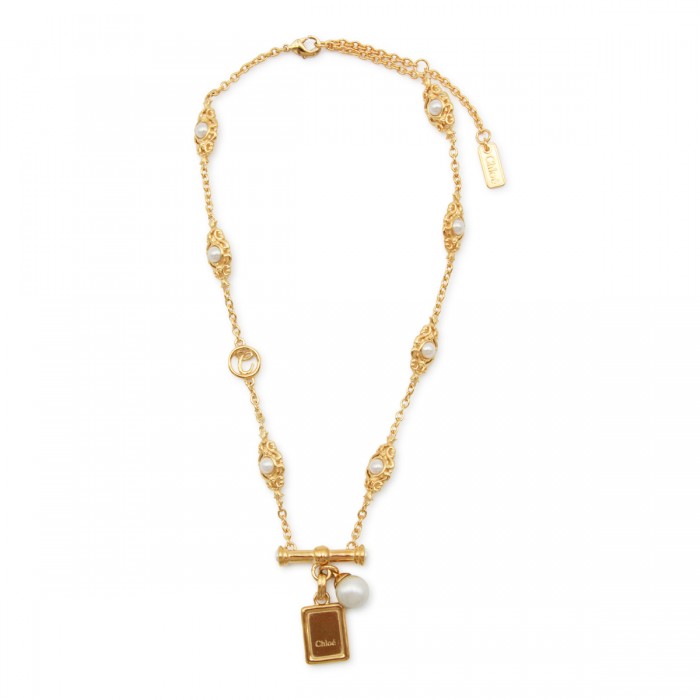 GOLD METAL NECKLACE