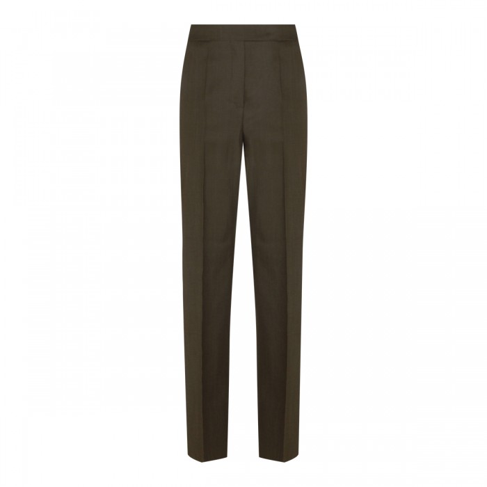 BROWN WOOL PANT