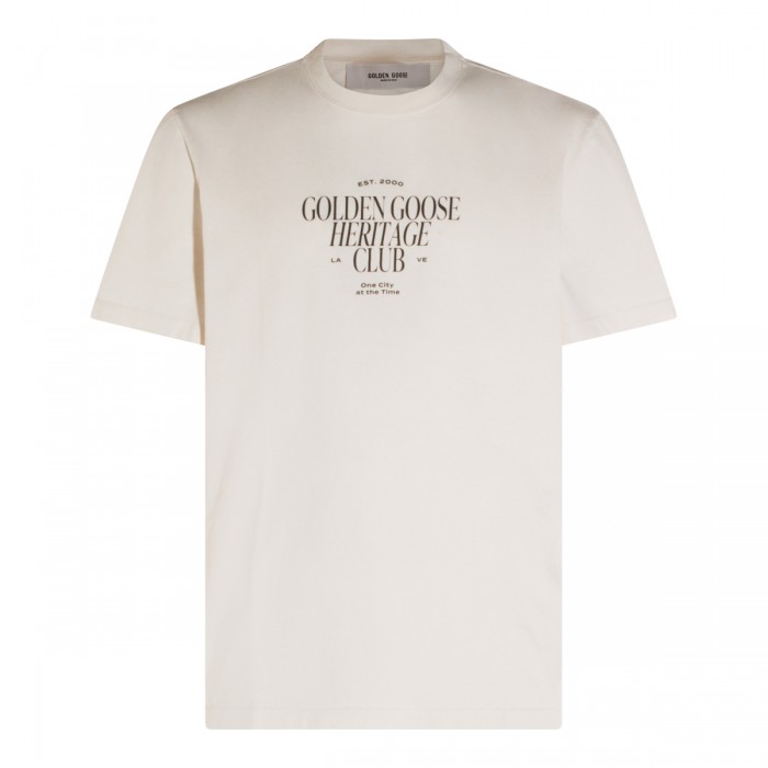 HERITAGE WHITE COTTON T-SHIRT