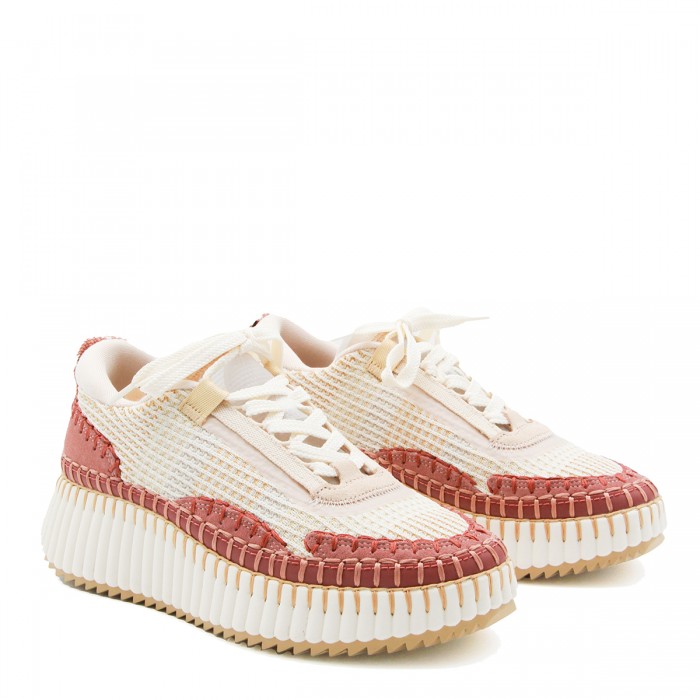 PINK AND BEIGE NAMA SNEAKERS 2