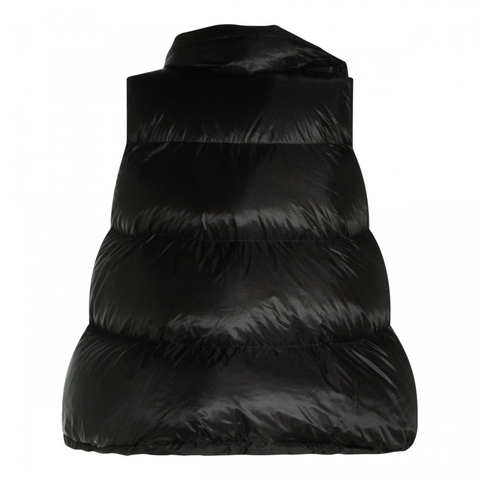 BLACK PUFFER VEST DOWN JACKET  2