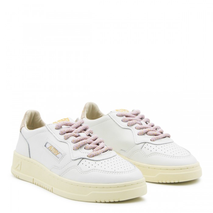 CREAM AND WHITE LEATHER... 2