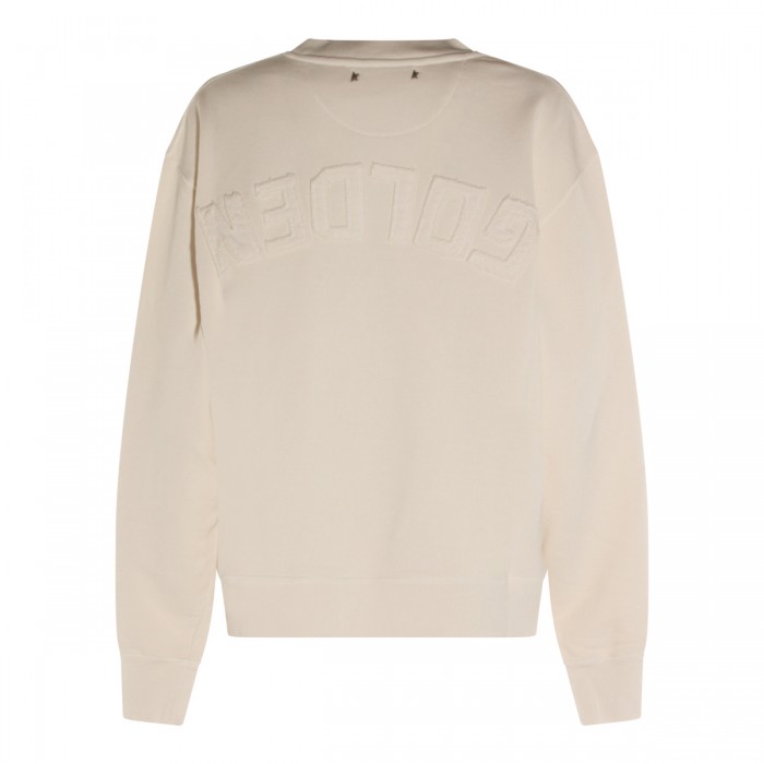 IVORY COTTON SWEATSHIRT 2