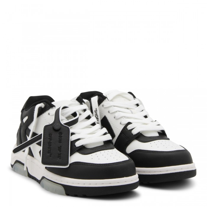 BLACK AND WHITE LEATHER OUT... 2