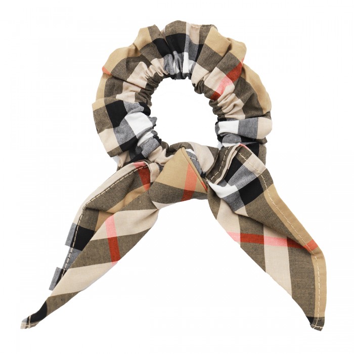 BEIGE COTTON HAIR ACCESSORIES