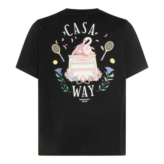 BLACK COTTON T-SHIRT 2