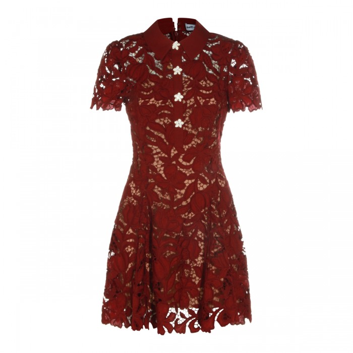 BURGUNDY DRESS