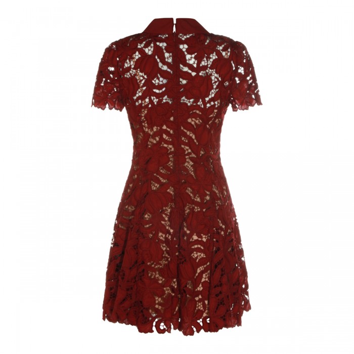 BURGUNDY DRESS 2