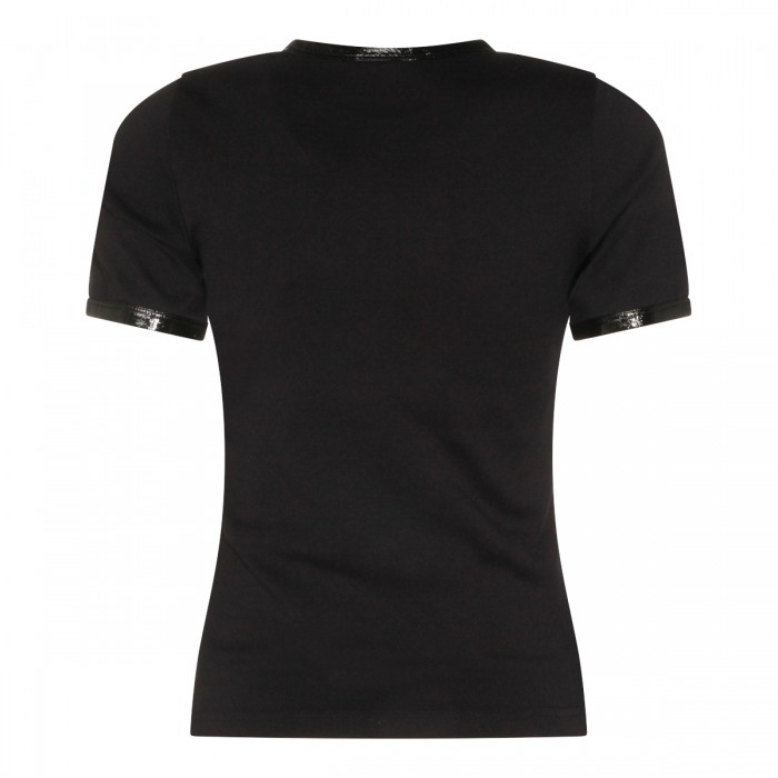 BLACK COTTON VINYL CONTRAST... 2