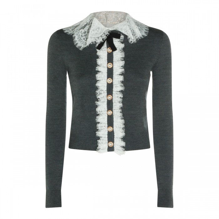 GREY WOOL KNITWEAR