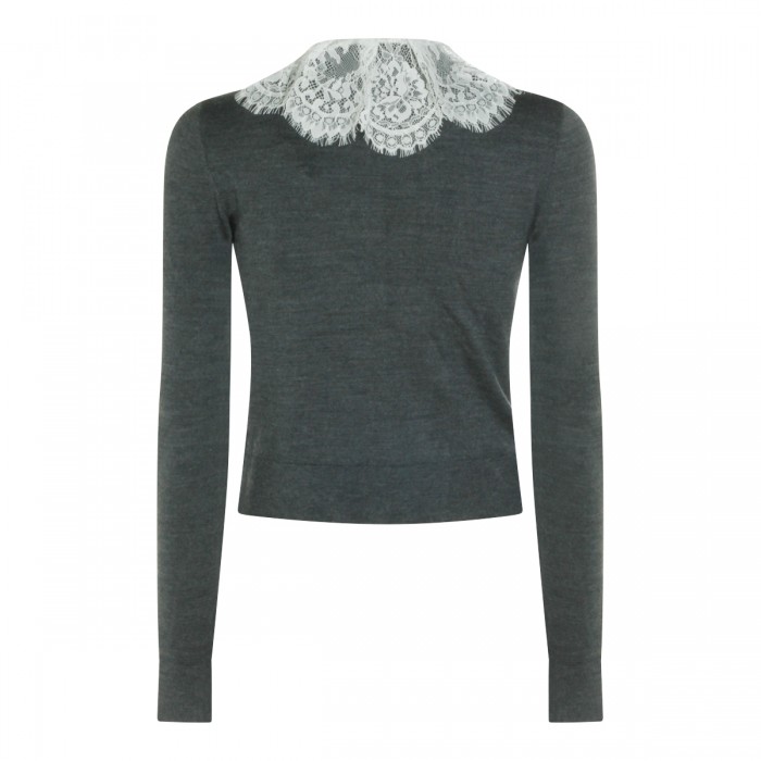 GREY WOOL KNITWEAR 2