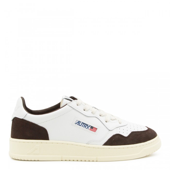 WHITE AND DARK BROWN...