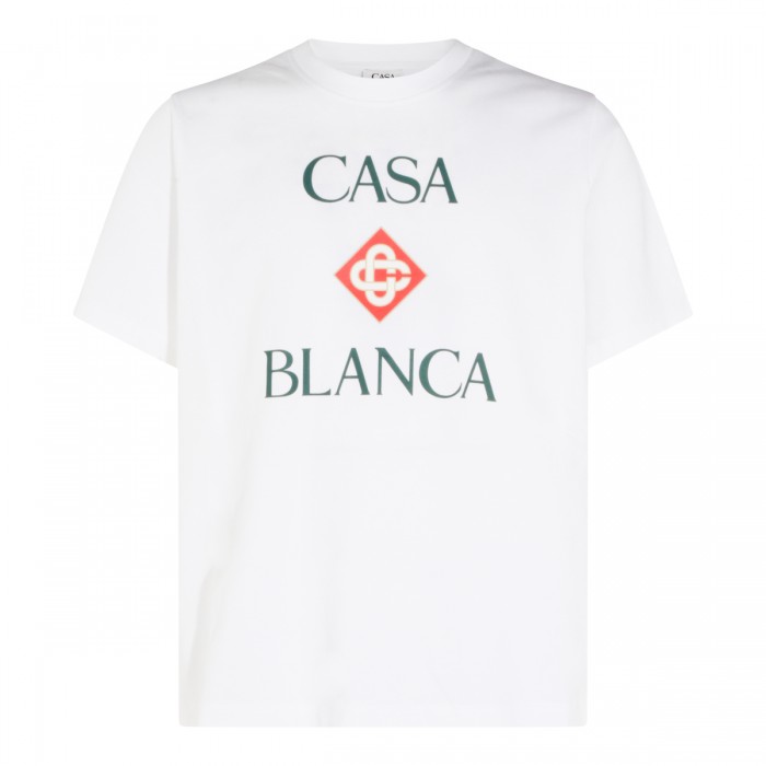 WHITE COTTON T-SHIRT